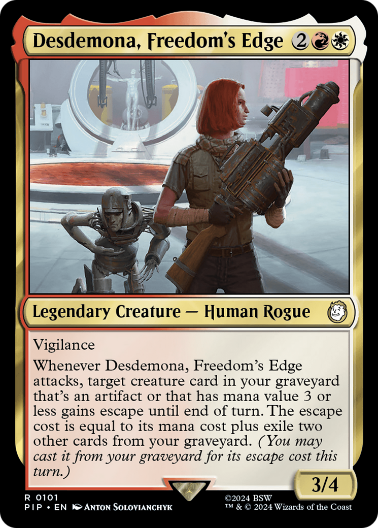 Desdemona, Freedom's Edge [Fallout] | Cracking-Singles