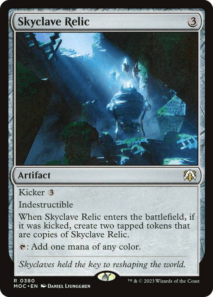 Skyclave Relic [March of the Machine Commander] | Cracking-Singles