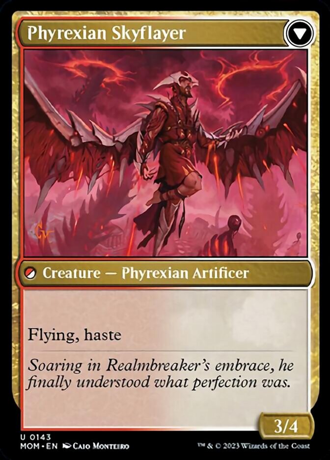 Harried Artisan // Phyrexian Skyflayer [March of the Machine] | Cracking-Singles