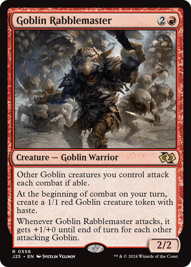 Goblin Rabblemaster [Foundations Jumpstart] | Cracking-Singles