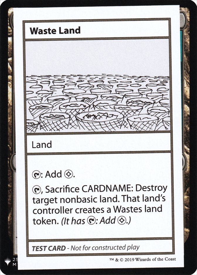 Waste Land [Mystery Booster Playtest Cards] | Cracking-Singles