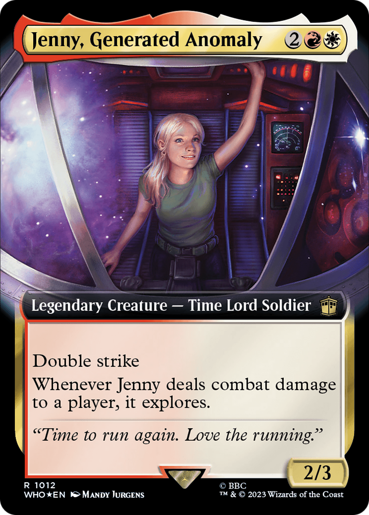 Jenny, Generated Anomaly (Extended Art) (Surge Foil) [Doctor Who] | Cracking-Singles