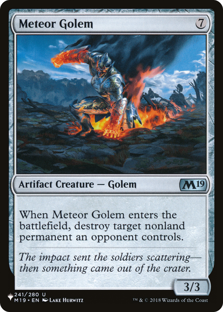 Meteor Golem [Secret Lair: From Cute to Brute] | Cracking-Singles