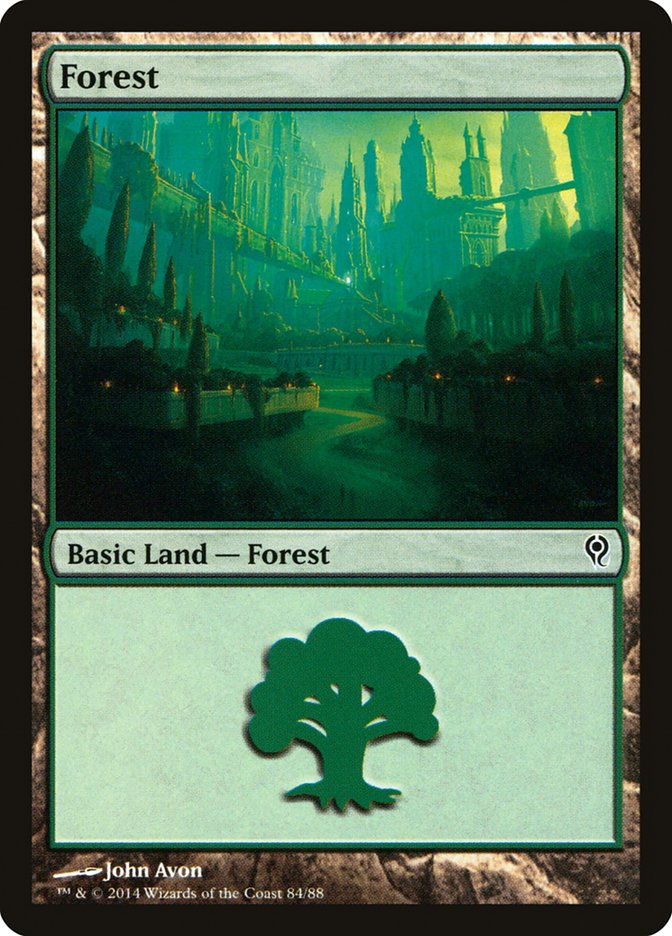 Forest (84) [Duel Decks: Jace vs. Vraska] | Cracking-Singles