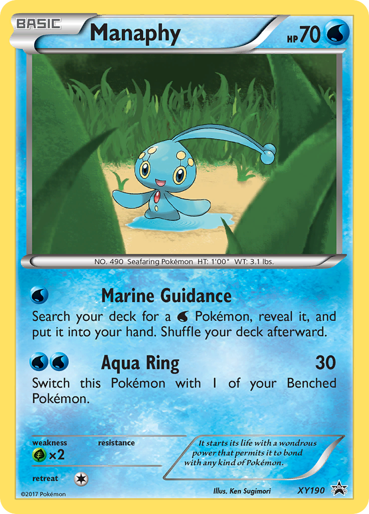 Manaphy (XY190) [XY: Black Star Promos] | Cracking-Singles