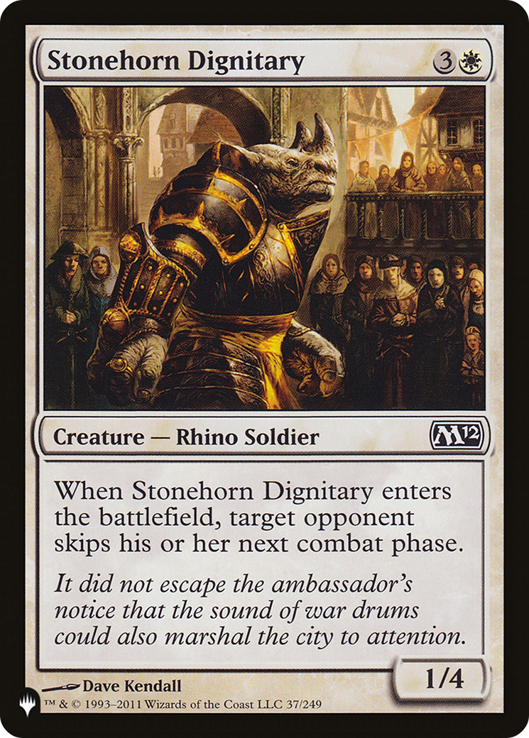 Stonehorn Dignitary [The List Reprints] | Cracking-Singles