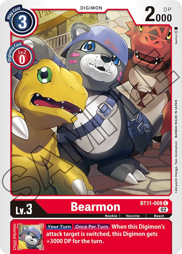 Bearmon [BT11-008] [Dimensional Phase] | Cracking-Singles