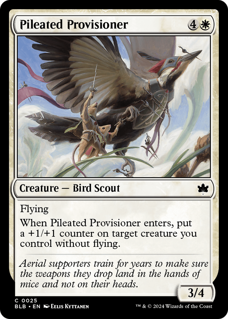 Pileated Provisioner [Bloomburrow] | Cracking-Singles