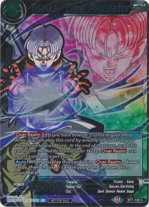 Trunks, Time Regulator (Event Pack 05) (BT7-103) [Promotion Cards] | Cracking-Singles