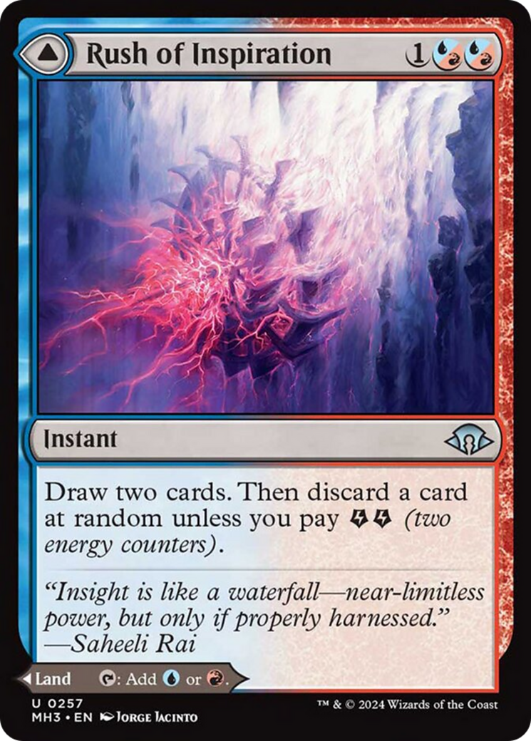 Rush of Inspiration // Crackling Falls [Modern Horizons 3] | Cracking-Singles