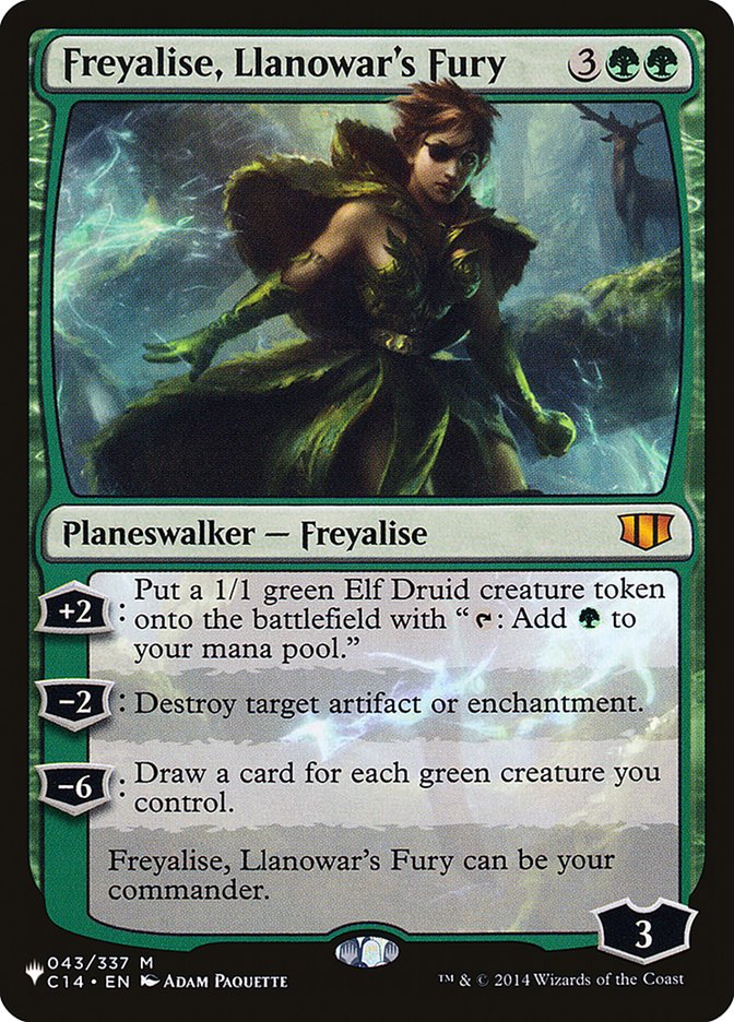 Freyalise, Llanowar's Fury [The List] | Cracking-Singles