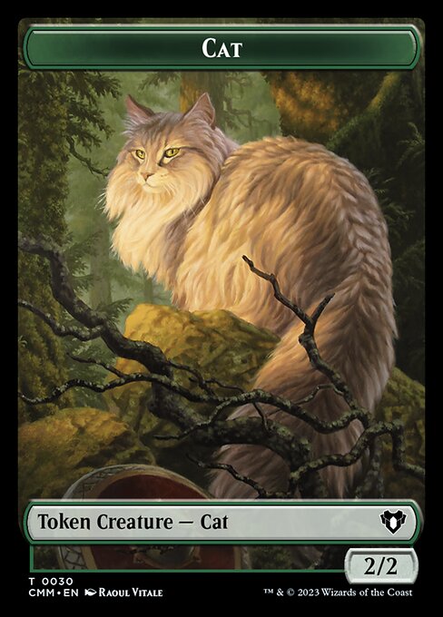 Eldrazi // Cat (0030) Double-Sided Token [Commander Masters Tokens] | Cracking-Singles