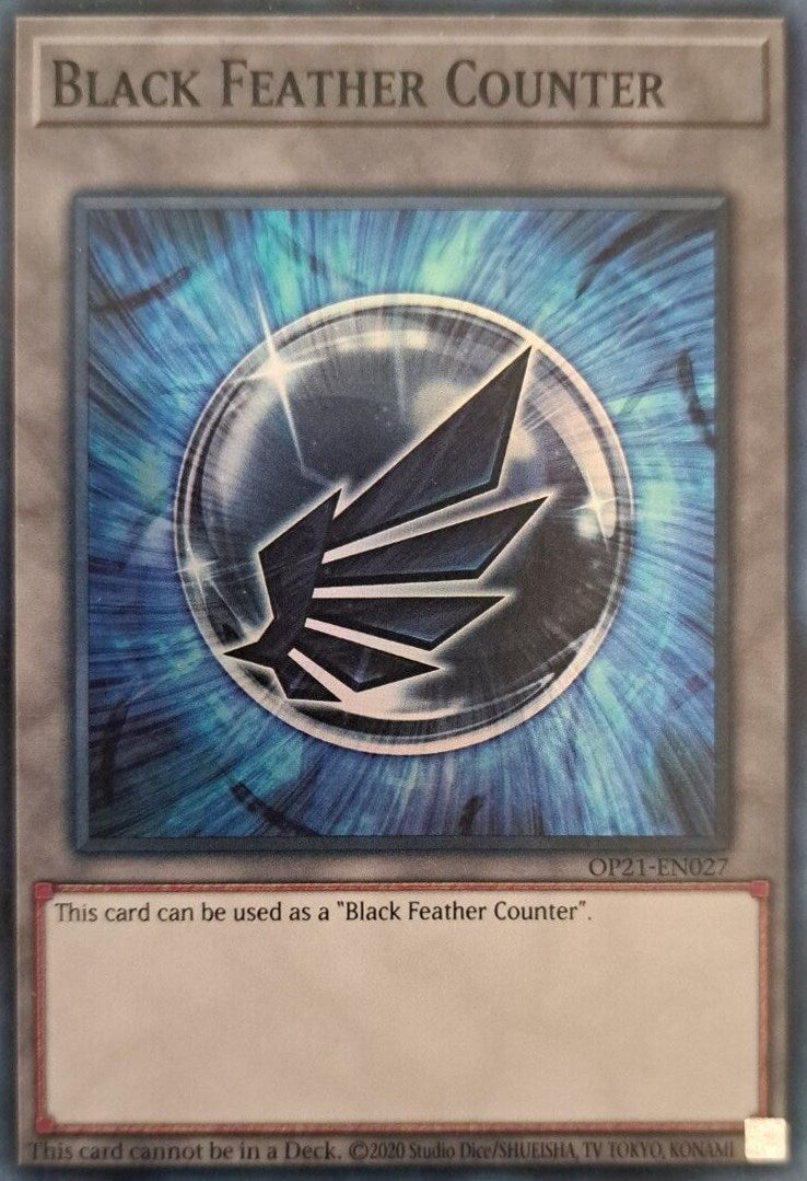 Black Feather Counter [OP21-EN027] Super Rare | Cracking-Singles