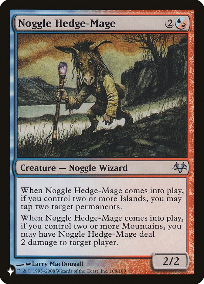 Noggle Hedge-Mage [The List] | Cracking-Singles