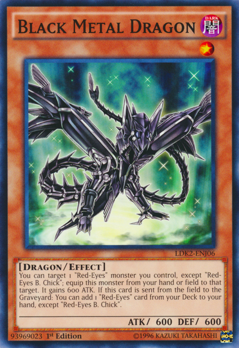 Black Metal Dragon [LDK2-ENJ06] Common | Cracking-Singles