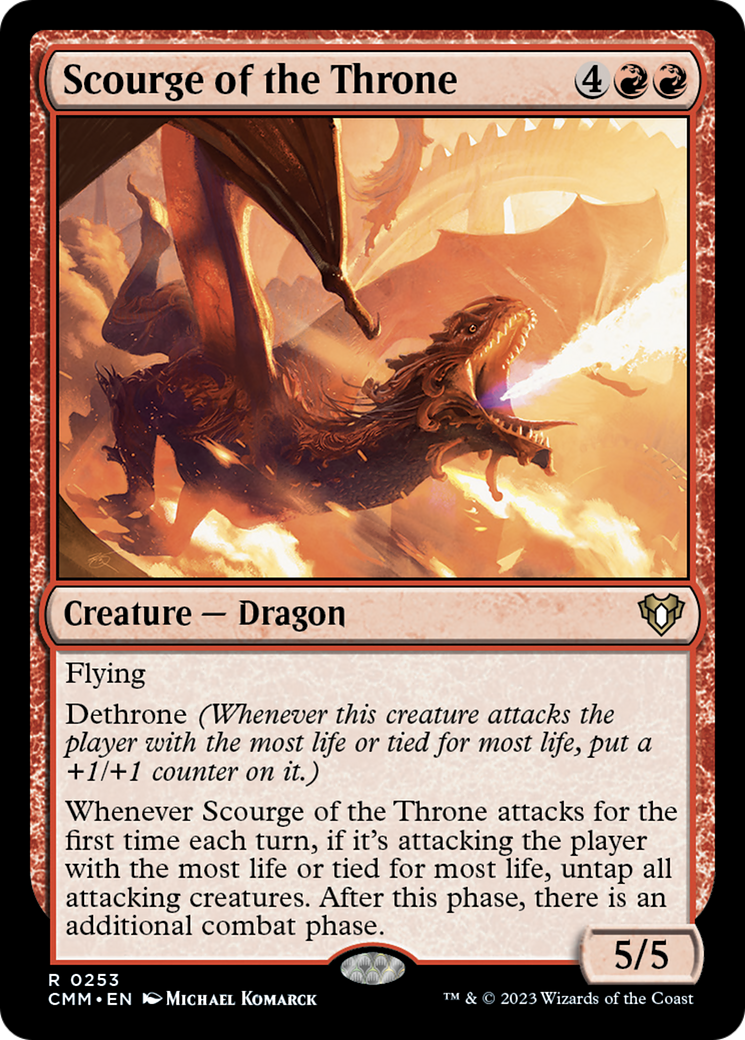 Scourge of the Throne [Commander Masters] | Cracking-Singles