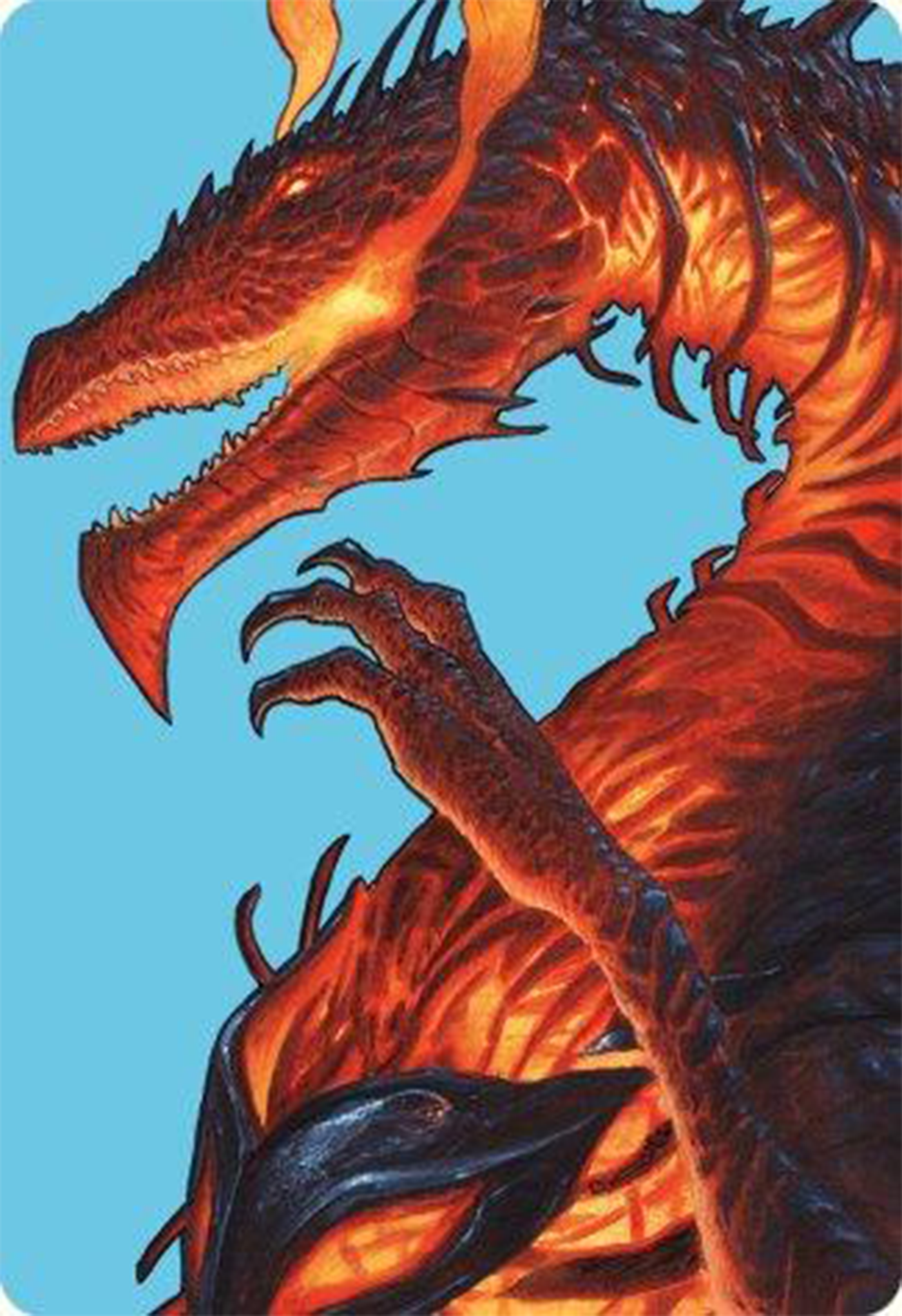 Herigast, Erupting Nullkite Art Card [Modern Horizons 3 Art Series] | Cracking-Singles