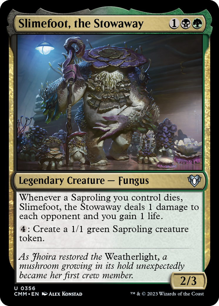 Slimefoot, the Stowaway [Commander Masters] | Cracking-Singles