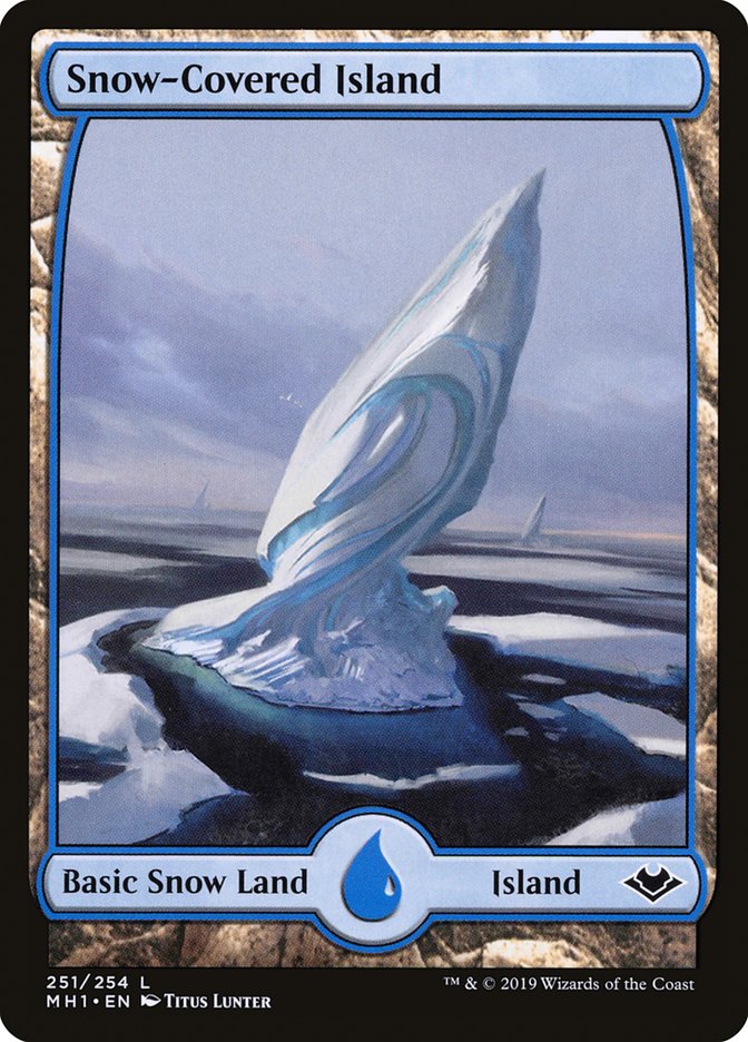 Snow-Covered Island [Modern Horizons] | Cracking-Singles