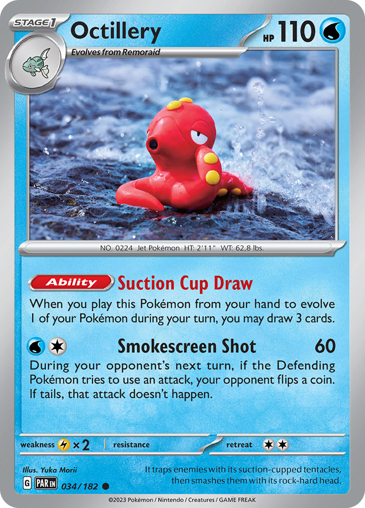 Octillery (034/182) [Scarlet & Violet: Paradox Rift] | Cracking-Singles