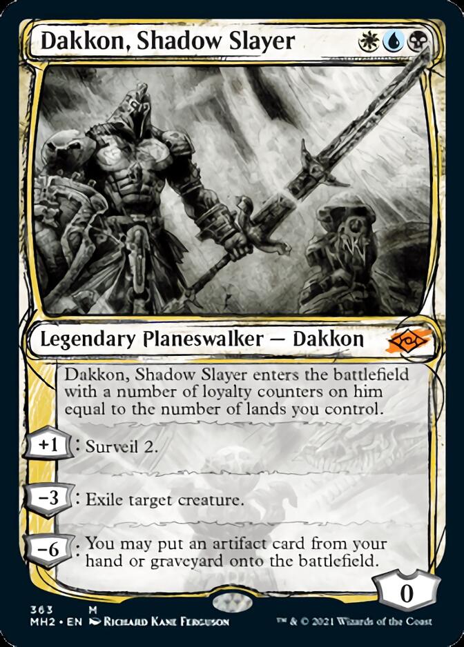 Dakkon, Shadow Slayer (Sketch) [Modern Horizons 2] | Cracking-Singles