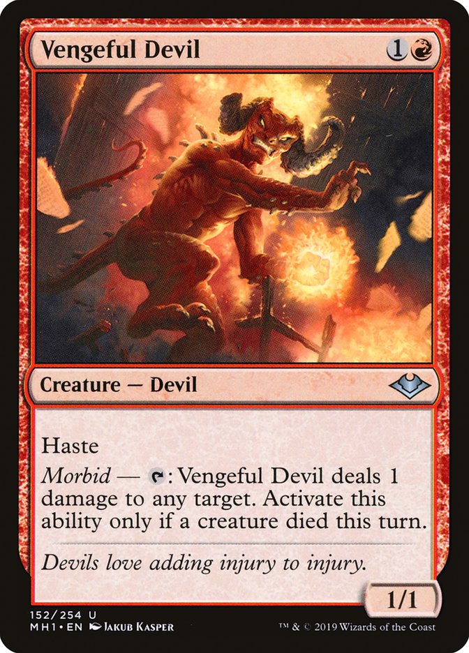 Vengeful Devil [Modern Horizons] | Cracking-Singles