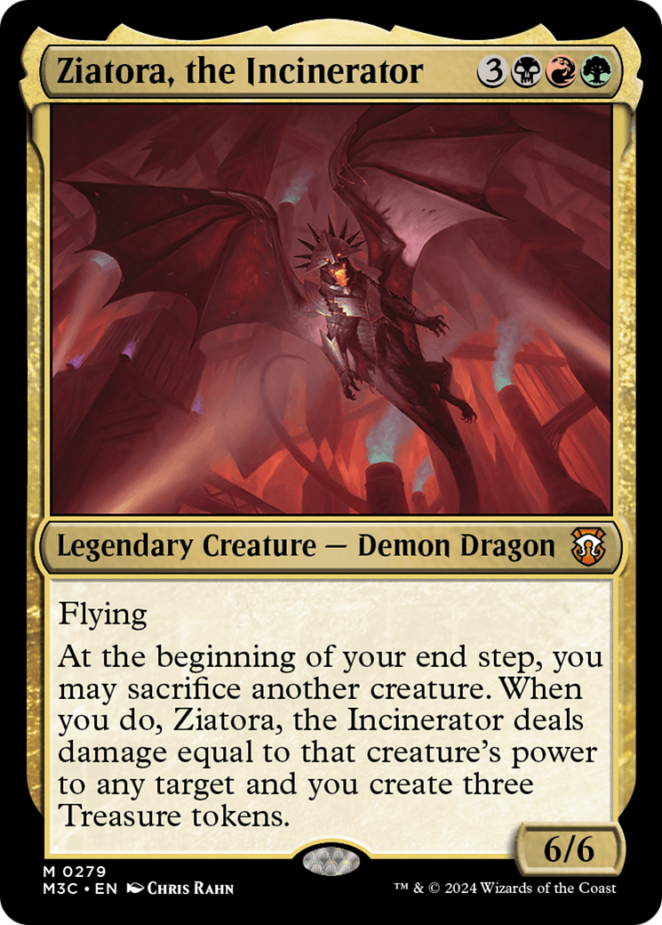 Ziatora, the Incinerator (Ripple Foil) [Modern Horizons 3 Commander] | Cracking-Singles