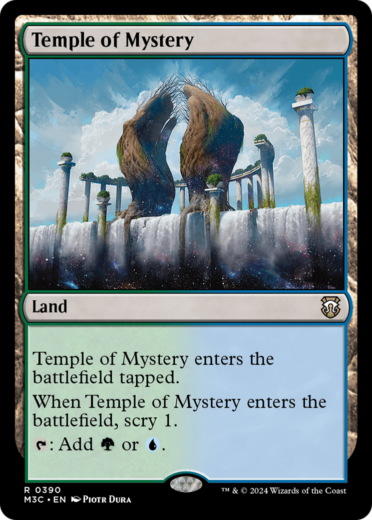 Temple of Mystery (Ripple Foil) [Modern Horizons 3 Commander] | Cracking-Singles