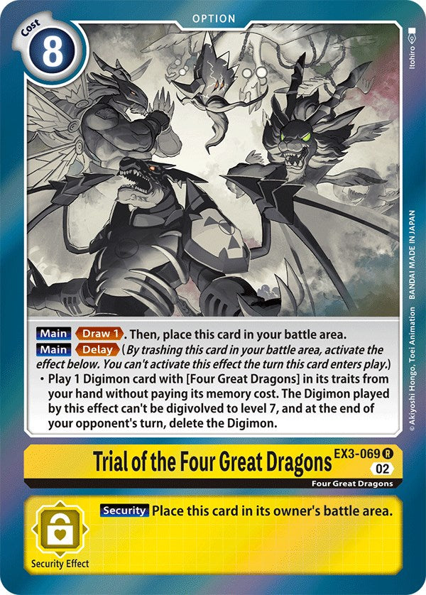 Trial of the Four Great Dragons [EX3-069] [Draconic Roar] | Cracking-Singles