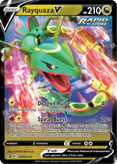 Rayquaza V (SWSH147) [Sword & Shield: Black Star Promos] | Cracking-Singles