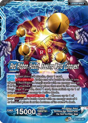 Commander Red // Red Ribbon Robot, Seeking World Conquest (BT17-031) [Ultimate Squad] | Cracking-Singles