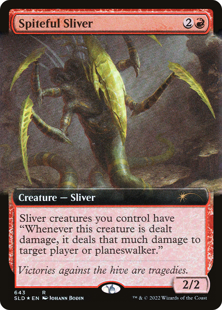 Spiteful Sliver (Extended Art) [Secret Lair Drop Promos] | Cracking-Singles