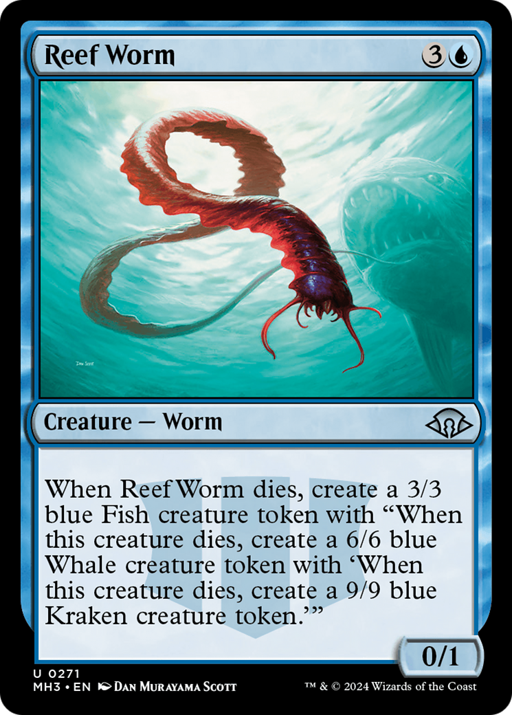 Reef Worm [Modern Horizons 3] | Cracking-Singles