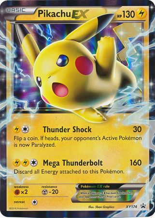 Pikachu EX (XY174) (Jumbo Card) [XY: Black Star Promos] | Cracking-Singles