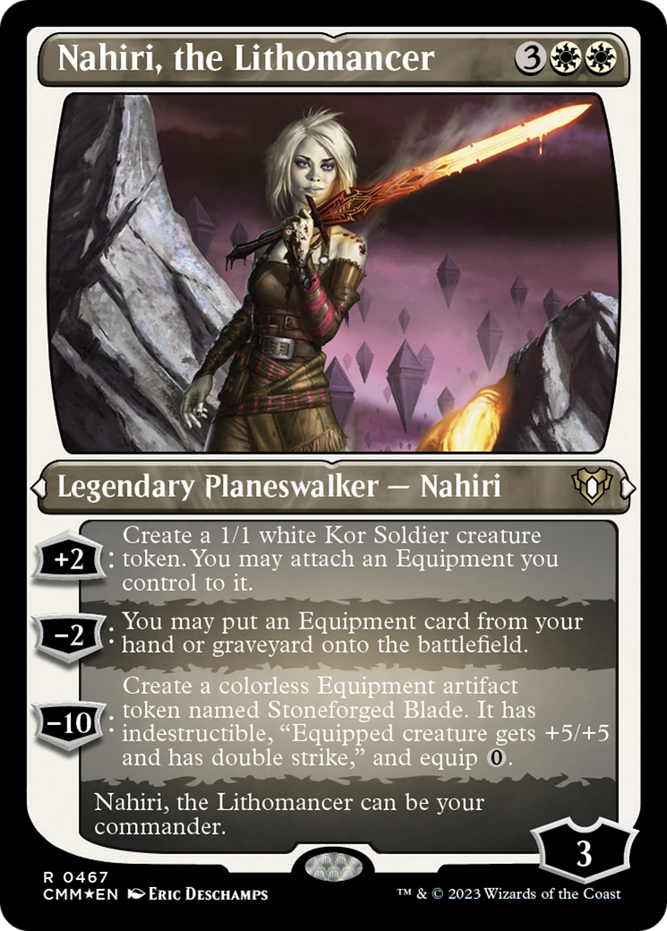 Nahiri, the Lithomancer (Foil Etched) [Commander Masters] | Cracking-Singles