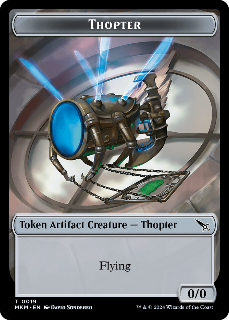 Thopter Token (0019) [Murders at Karlov Manor Tokens] | Cracking-Singles