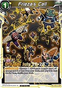 Frieza's Call (OTAKON 2019) (BT1-109_PR) [Promotion Cards] | Cracking-Singles