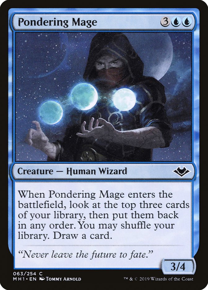 Pondering Mage [Modern Horizons] | Cracking-Singles