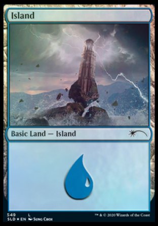 Island (Wizards) (549) [Secret Lair Drop Promos] | Cracking-Singles