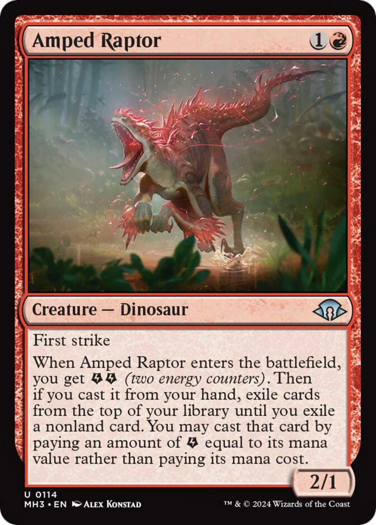 Amped Raptor [Modern Horizons 3] | Cracking-Singles