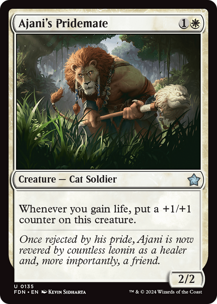 Ajani's Pridemate [Foundations] | Cracking-Singles