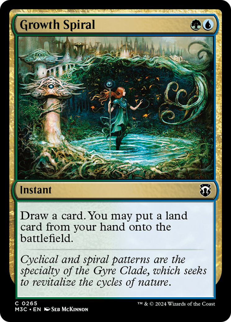 Growth Spiral (Ripple Foil) [Modern Horizons 3 Commander] | Cracking-Singles