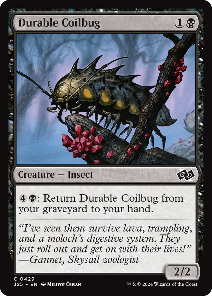 Durable Coilbug [Foundations Jumpstart] | Cracking-Singles