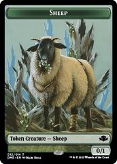 Elephant // Sheep Double-Sided Token [Dominaria Remastered Tokens] | Cracking-Singles