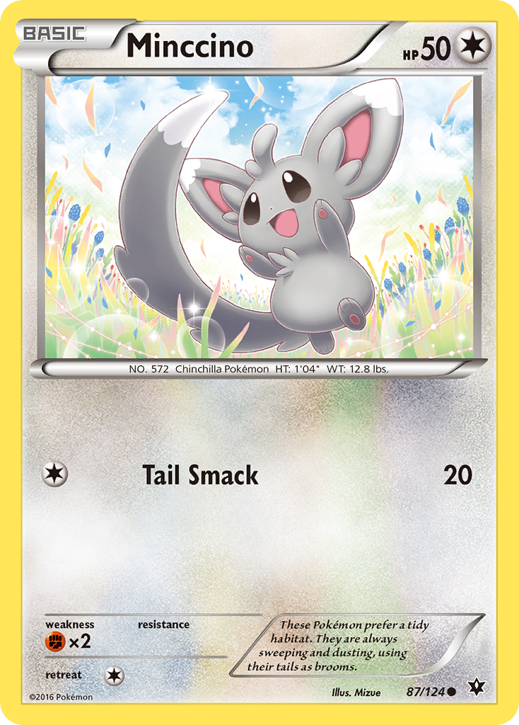 Minccino (87/124) [XY: Fates Collide] | Cracking-Singles