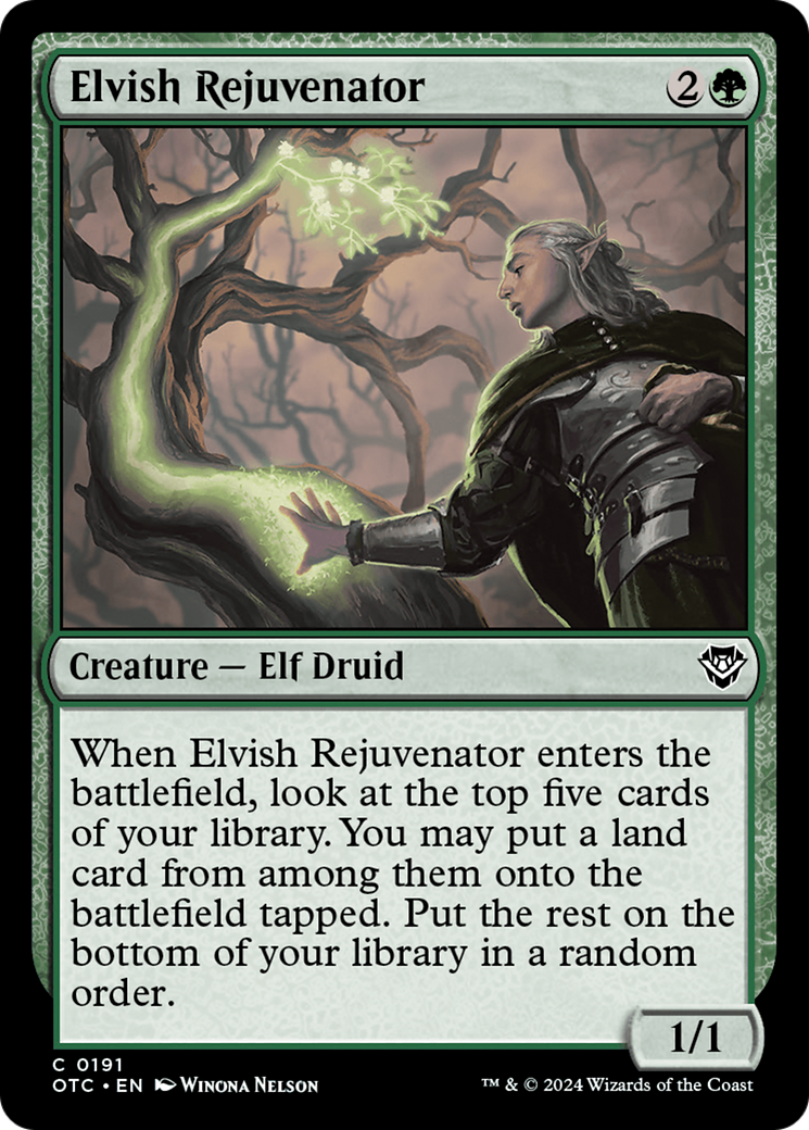 Elvish Rejuvenator [Outlaws of Thunder Junction Commander] | Cracking-Singles