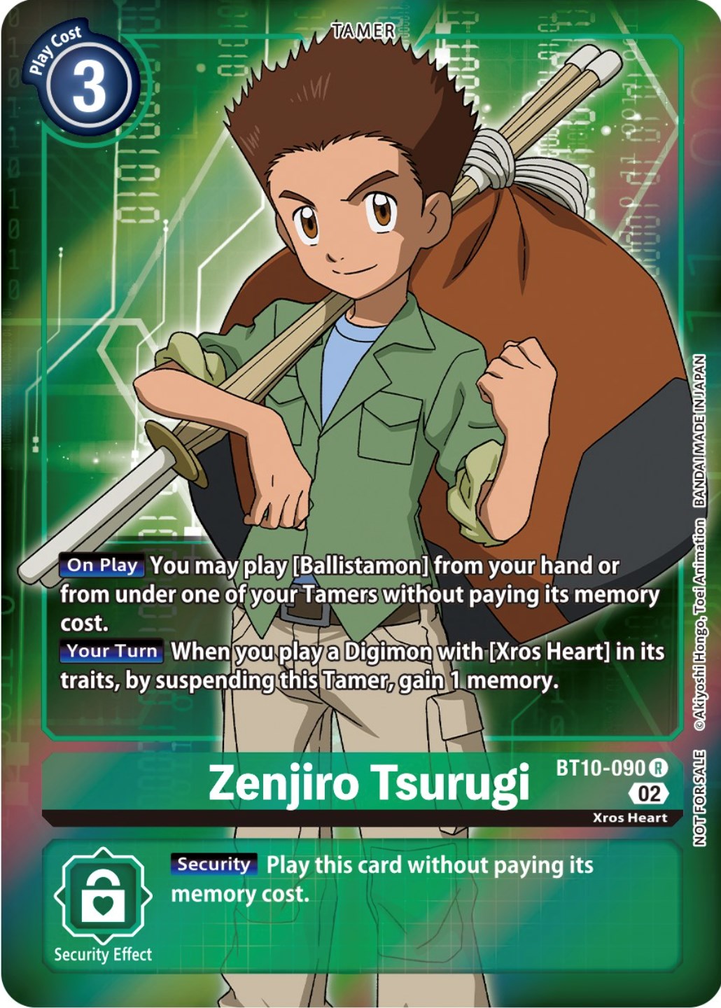 Zenjiro Tsurugi [BT10-090] (Box Topper) [Xros Encounter] | Cracking-Singles