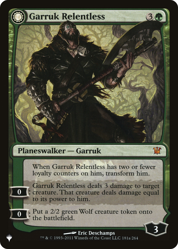 Garruk Relentless // Garruk, the Veil-Cursed [Secret Lair: From Cute to Brute] | Cracking-Singles