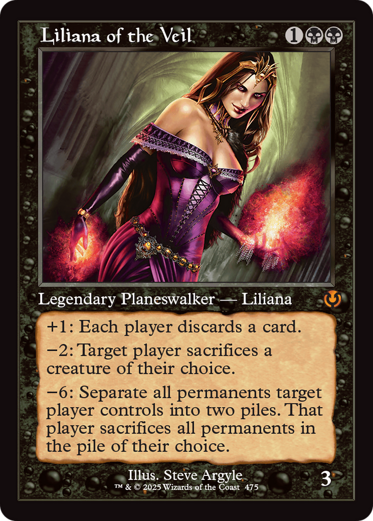 Liliana of the Veil (Retro Frame) [Innistrad Remastered] | Cracking-Singles