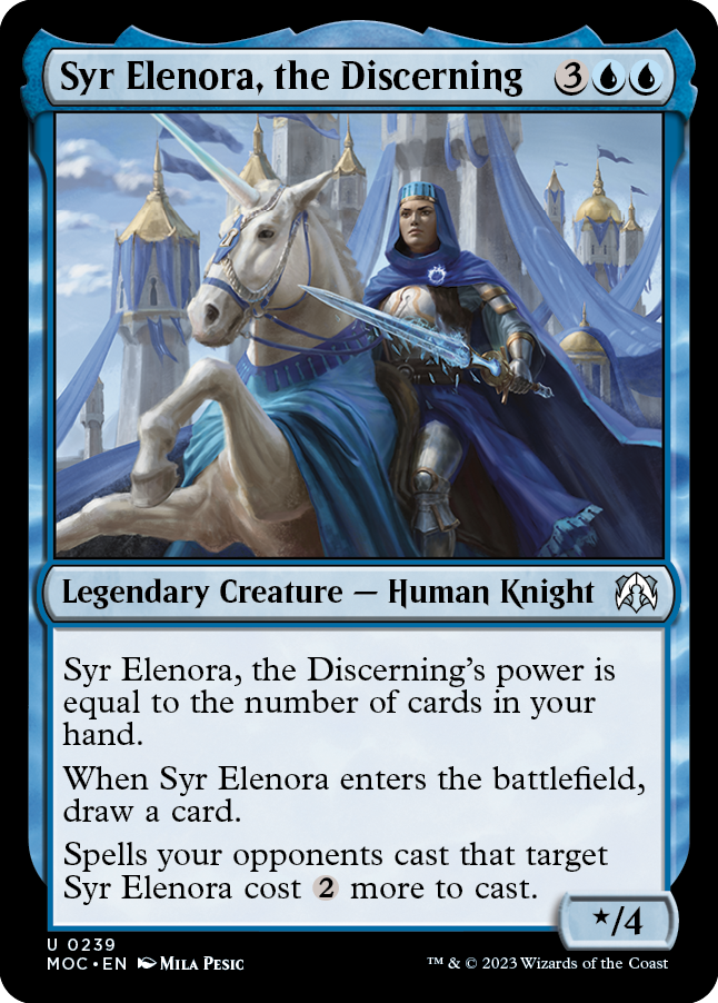 Syr Elenora, the Discerning [March of the Machine Commander] | Cracking-Singles